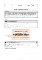 Vorschau - Arbeitsblätter - Social media & humanity (Prince Ea): Arbeitsblätter, Lösung - Seite 2