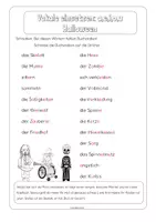 Vorschau - Arbeitsblätter - Rätsel - Vokale einsetzen Halloween - Gruselgeschichte - Seite 1
