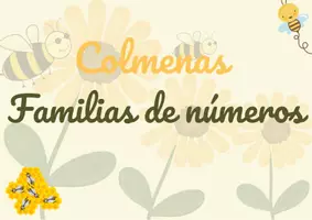 Vista previa - Refuerzo / NEE / Materiales de apoyo - LAS ABEJAS - ABN: Familia de números. - página 1