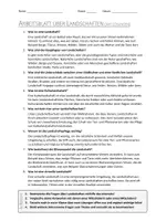 Vorschau - Arbeitsblätter - AB mit Fragen zum Thema "Landschaft" + Lösungsblatt + Infografik - Seite 2