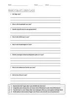 Vorschau - Arbeitsblätter - AB mit Fragen zum Thema "Laos" + Lösungsblatt - Deckblatt