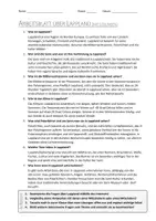 Vorschau - Arbeitsblätter - AB mit Fragen zum Thema "Lappland" + Lösungsblatt + Infografik - Seite 2