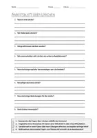 Vorschau - Arbeitsblätter - AB mit Fragen zum Thema "Lärchen" + Lösungsblatt + Infografik - Deckblatt