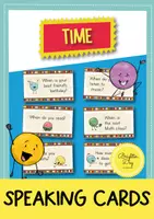 Vorschau - Fördermaterial/Inklusion - Time: 39 Speaking Cards // Gesprächskarten (Englisch) - Deckblatt