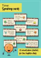 Vorschau - Fördermaterial/Inklusion - Time: 39 Speaking Cards // Gesprächskarten (Englisch) - Seite 2