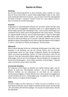 Vorschau - Text - Gruselgeschichte: Nachts im Zirkus - Deckblatt