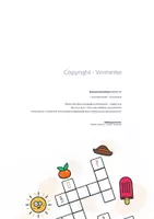 Vorschau - Arbeitsblätter - Farben Englisch Grundschule - Colours - Crossword - Farben - Kreuzworträtsel 1 - Seite 3