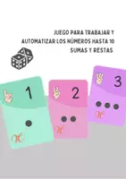 Vista previa - Juegos / Gamificación - GAMIFICACIÓN MATEMÁTICAS. ENLACES NUMÉRICOS HASTA 10 - Portada