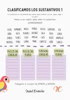 Vista previa - Hojas de trabajo - EJERCICIOS DE GRAMÁTICA PRIMARIA - página 1