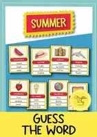 Vista previa - Juegos / Gamificación - Summer: Guess the word; juego de vocabulario (inglés) - Portada