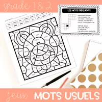 Vorschau - Spiele - JEUX Mots Outils ou Fréquents CP - Deckblatt