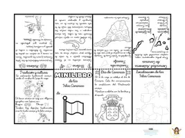 Vista previa - Manualidades / Dibujos para colorear - Día de Canarias Isla de Tenerife - página 3