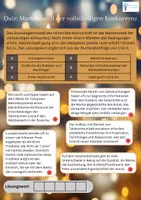 Vorschau - Quiz - Quiz "Marktmodell der vollständigen Konkurrenz" - Deckblatt