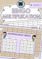 Vorschau - Stationenlernen - Bingo Multiplikation | Einmaleins | Mathe Klasse 2 - Deckblatt