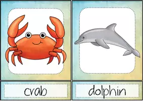Vorschau - Präsentationen/Tafelbilder - sea animals: Flashcards - Seite 3