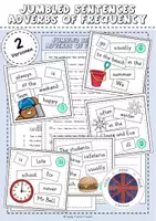 Vorschau - Arbeitsblätter - Jumbled sentences adverbs of frequency - Deckblatt