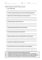 Vorschau - Arbeitsblätter - AB mit Fragen zum Thema "Niki Lauda" + Lösungsblatt - Deckblatt