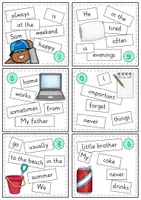 Vorschau - Arbeitsblätter - Jumbled sentences adverbs of frequency - Seite 3