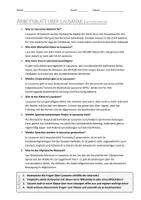 Vorschau - Arbeitsblätter - AB mit Fragen zum Thema "Lausanne" + Lösungsblatt - Seite 1