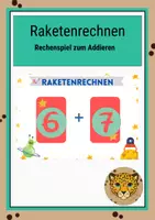 Vorschau - Spiele - Raketenrechnen I Rechenspiel I Addition - Deckblatt