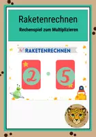 Vorschau - Spiele - Raketenrechenen I Rechenspiel I Multiplikation 1x1 - Deckblatt