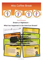 Vorschau - Arbeitsblätter - Dream or Nightmare - What Has Happened to the American Dream? (Panel Discussion / Role Play / Talkshow / Q1 Q2) - Deckblatt