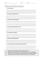 Vorschau - Arbeitsblätter - AB mit Fragen zum Thema "Lavendel" + Lösungsblatt + Infografik - Deckblatt