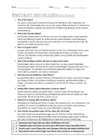 Vorschau - Arbeitsblätter - AB mit Fragen zum Thema "Leben" + Lösungsblatt - Seite 1
