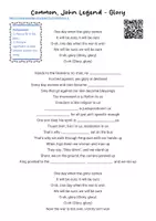Vorschau - Arbeitsblätter - Working with songs glory John Legend, racism, Black lives matter, civil rights movement - Seite 3