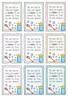 Vorschau - Mal- und Bastelvorlagen - Summer Greetings - Bubbles and Confetti / Geschenk Englischunterricht - Seite 2