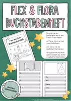 Vorschau - Arbeitsblätter - Buchstabenheft - passend zu Flex und Flora - Deckblatt