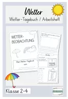 Vorschau - Unterrichtsreihen - Materialpaket Wetter Wettererscheinungen Himmelsrichtungen - Seite 1