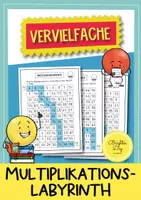 Vorschau - Arbeitsblätter - Vervielfache: Multiplikationsrätsel für die 4. Klasse der Grundschule (Mathe) - Deckblatt