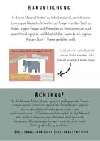Vorschau - Arbeitsblätter - Bilderbuch "Warum" - Eine eigene Buchseite gestalten - Seite 1