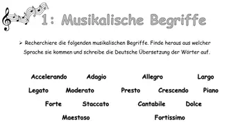 Vorschau - Arbeitsblätter - Rätselralley Musik - Seite 1