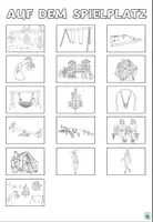 Vorschau - Arbeitsblätter - Symbole fürs Vokabelheft "Auf dem Spielplatz" DaZ / DaF / Deutsch - Seite 2