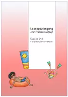 Vorschau - Arbeitsblätter - Lesespaziergang Sommer (zweifach-differenziert) 2. Klasse + 3.Klasse - Deckblatt