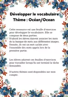 Aperçu - Préparation de séance / Séance complète - Kit pédagogique - Extra vocabulary - Page de couverture