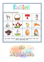 Aperçu - Préparation de séance / Séance complète - Extra vocabulary - Easter / Vocabulaire - Pâques - Page 1