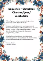 Aperçu - Préparation de séance / Séance complète - Séquence Christmas / Noël - Page de couverture