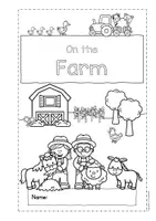 Vorschau - Arbeitsblätter - Englisch - On the farm / farm animals ( Bauernhof Tiere) - Arbeitsblätter - Lerntheke - Seite 1