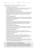 Vorschau - Arbeitsblätter - AB mit Fragen zum Thema "Lemuren" + Lösungsblatt - Seite 1