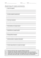 Vorschau - Arbeitsblätter - AB mit Fragen zum Thema "Leoparden" + Lösungsblatt + Infografik - Deckblatt