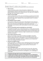 Vorschau - Arbeitsblätter - AB mit Fragen zum Thema "Lernen" + Lösungsblatt + Infografik - Seite 2