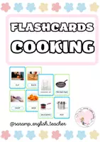 Vista previa - Tarjetas / Manipulativos - COOKING FLASHCARDS - Portada