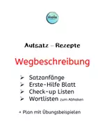 Vorschau - Arbeitsblätter - PAKET: Beschreibungen 2 (Tier- und Wegbeschreibung) - Seite 1