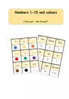 Vorschau - Stundenentwürfe - Materialpaket - colours and numbers - Deckblatt
