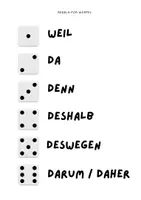 Vorschau - Spiele - Grammatik SPIEL Sätze bilden mit WEIL, DESHALB & Co. -A2 B1 - Seite 2