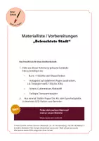 Vorschau - Mal- und Bastelvorlagen - Beleuchtete Stadt - Super Gemeinschafts- Bastel- und Malarbeit - Seite 2