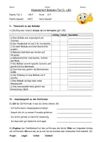 Vorschau - Klassenarbeiten - Klassenarbeit Balladen Deutsch Klasse 7 - Seite 3